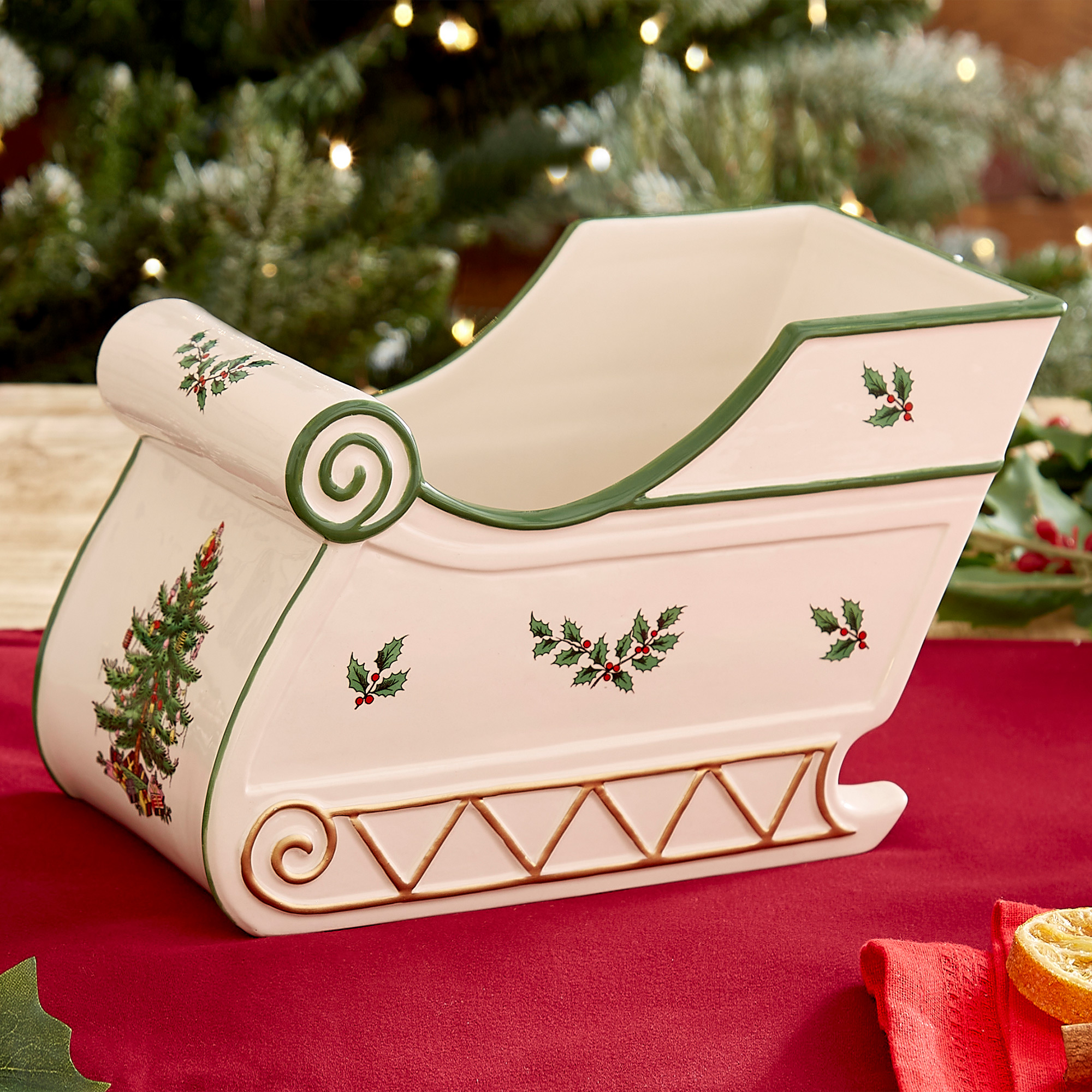 Christmas Tree Figural Sleigh image number null
